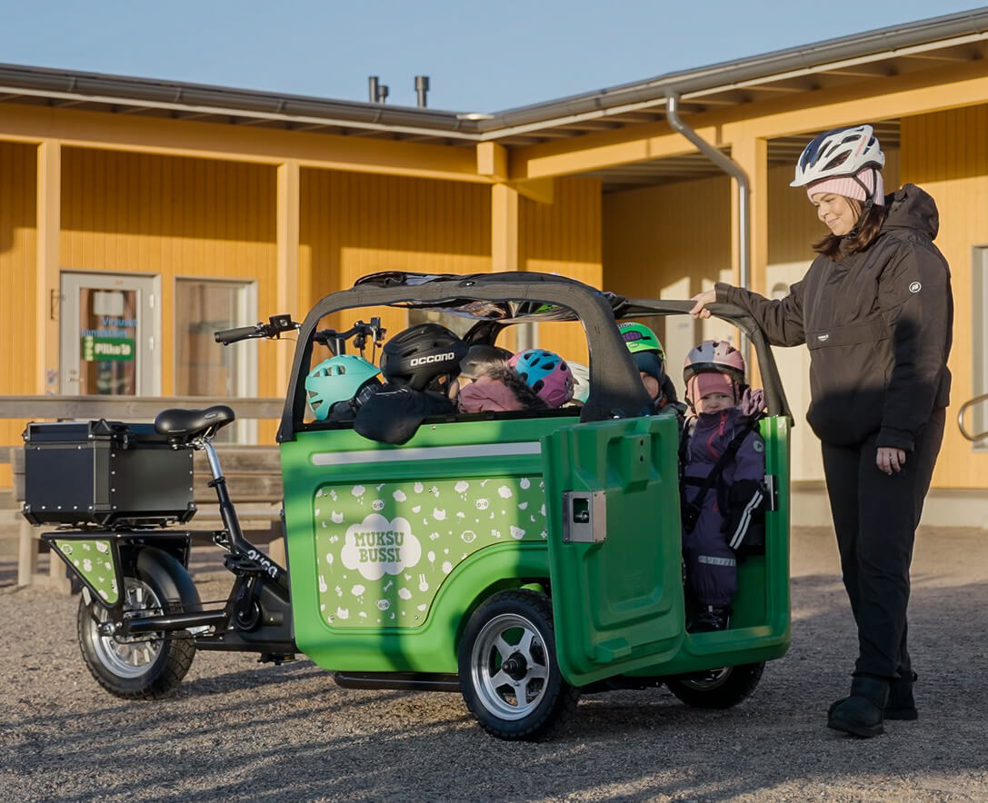 Kiddiebus en balade avec enfants